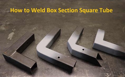 how to weld steel box tube|square tube 90 welding.